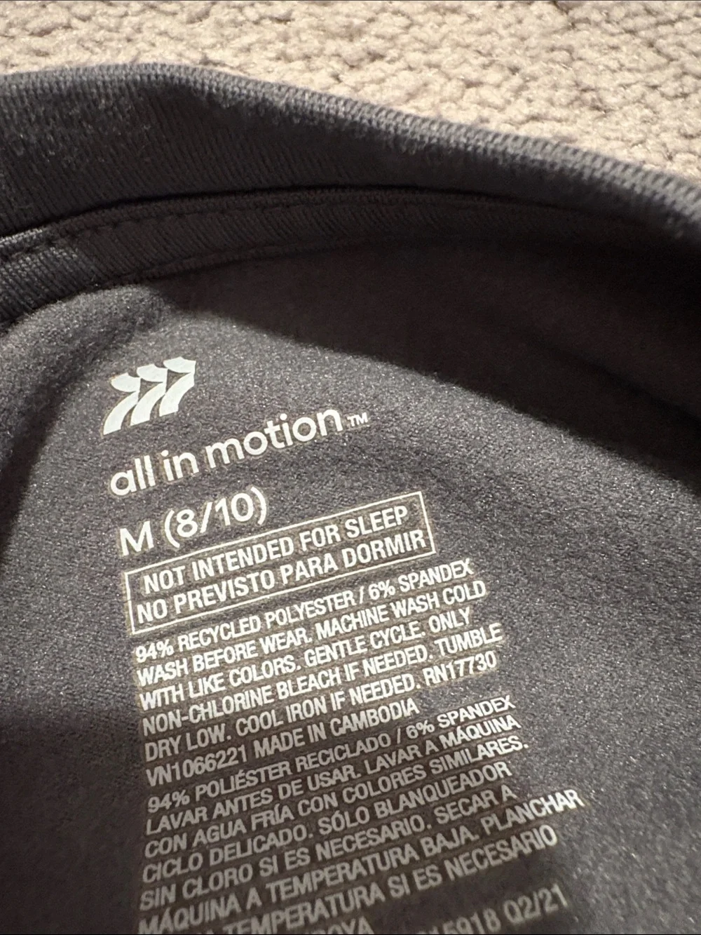 all in motion Men's Charcoal Long Sleeve Thermal Top & Bottoms Set